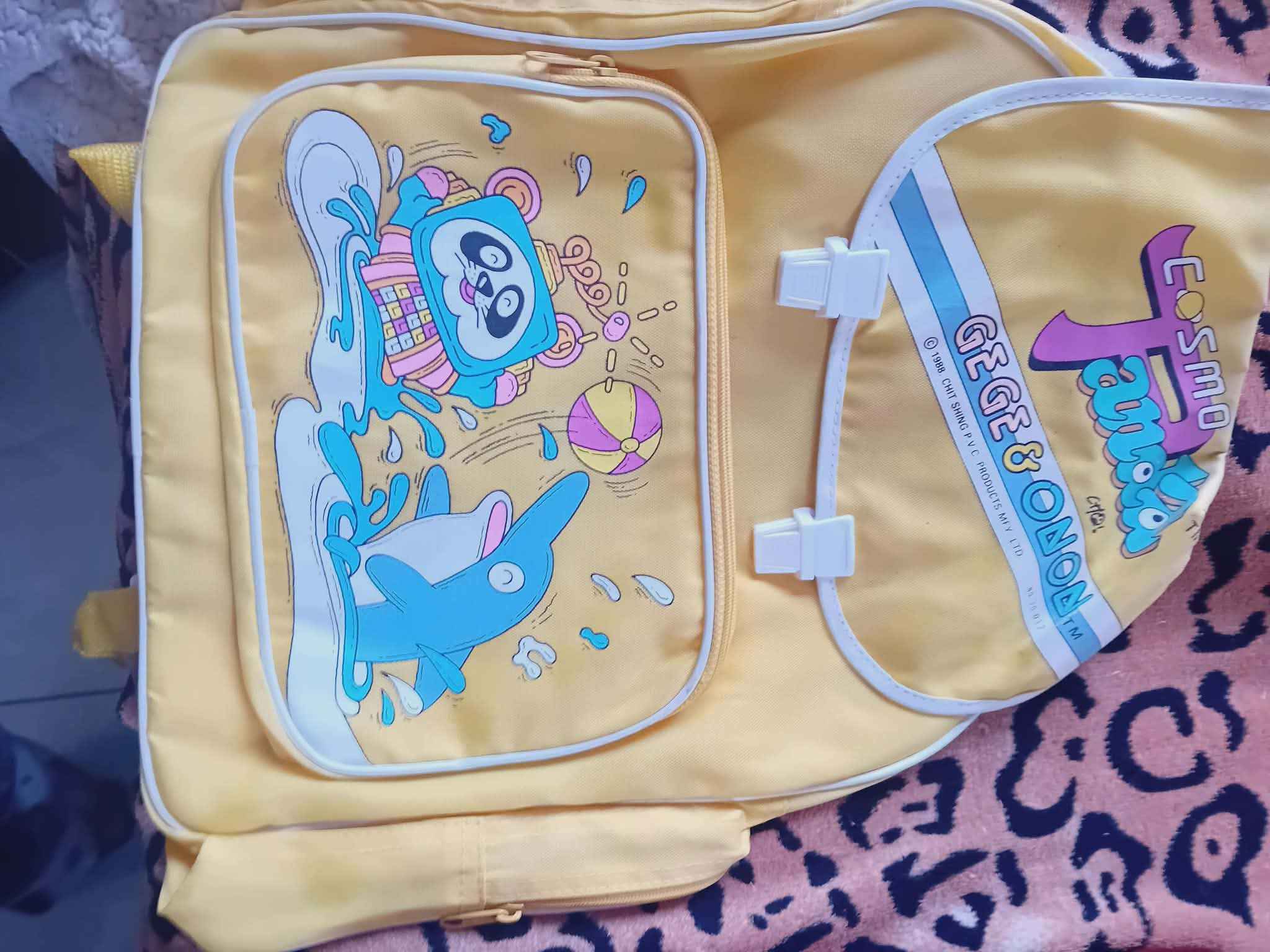 Cosmo Panda Café Kids Backpack – Yellow Adventure Edition