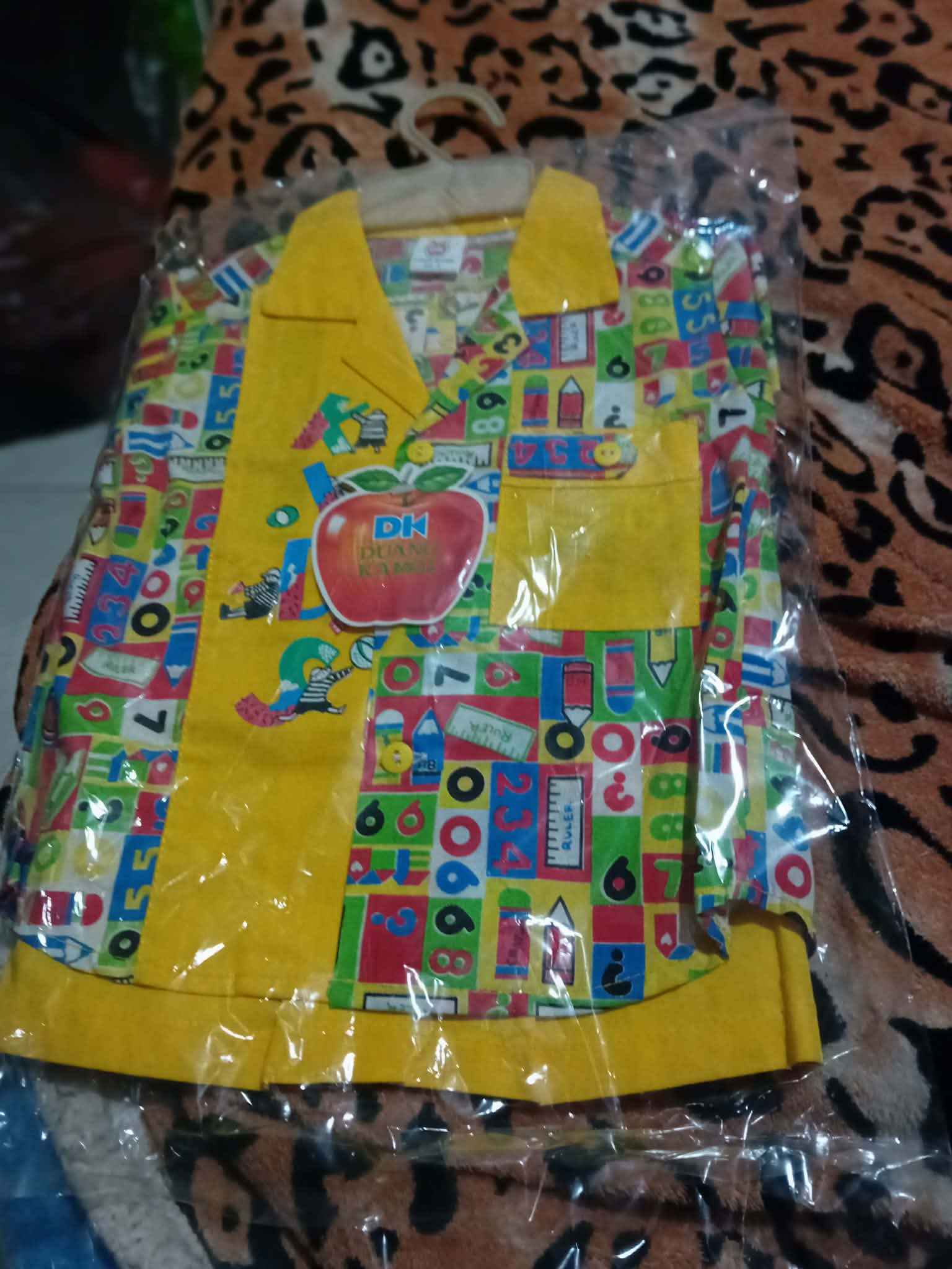 Kids’ Colourful School-Themed Uniform Shirt