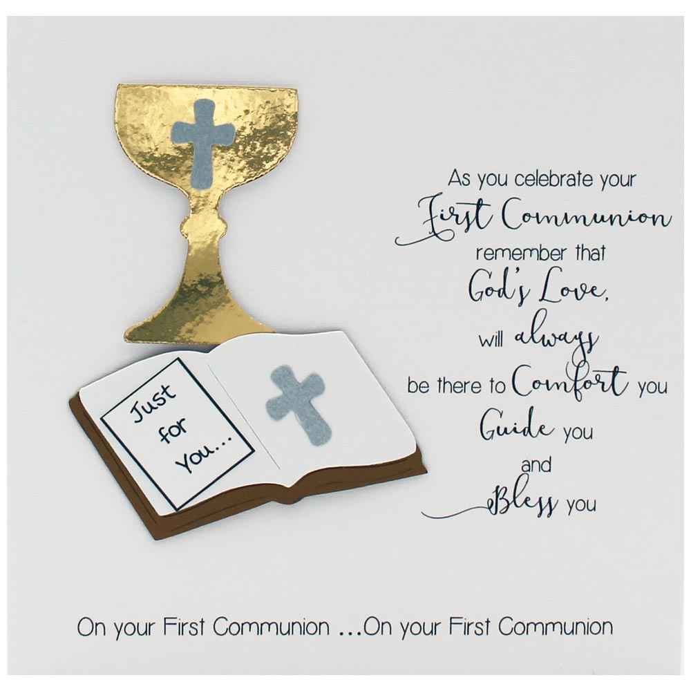 First Holy Communion Card – A Blessing to Remember" - Gozo Thrift Shop