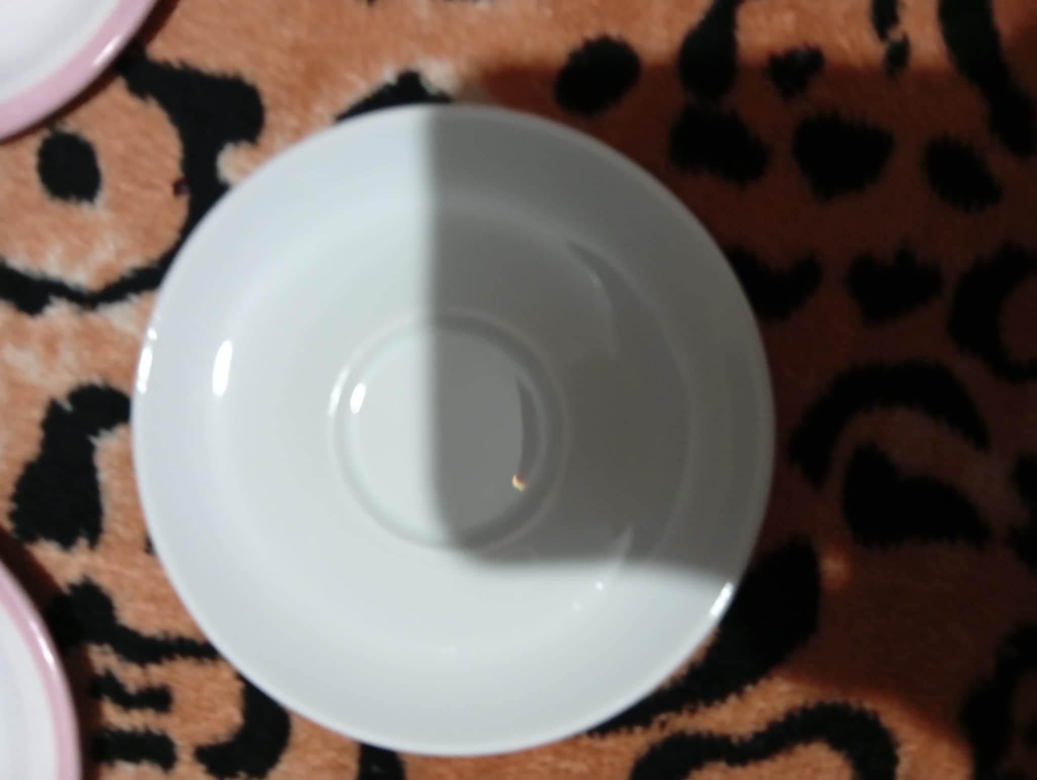 White Ceramic Saucer
