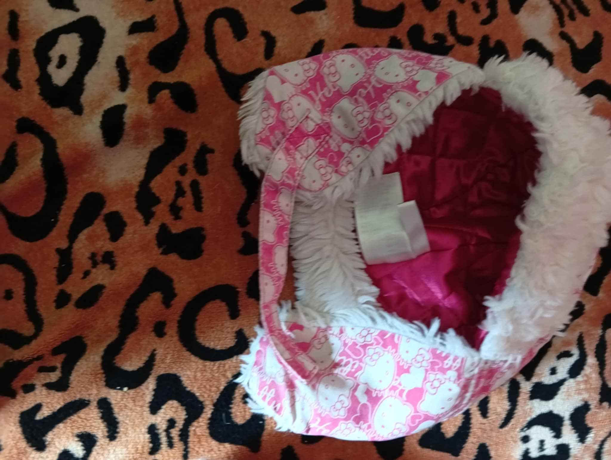 Hello Kitty Pink Hooded Jacket with Fur Trim