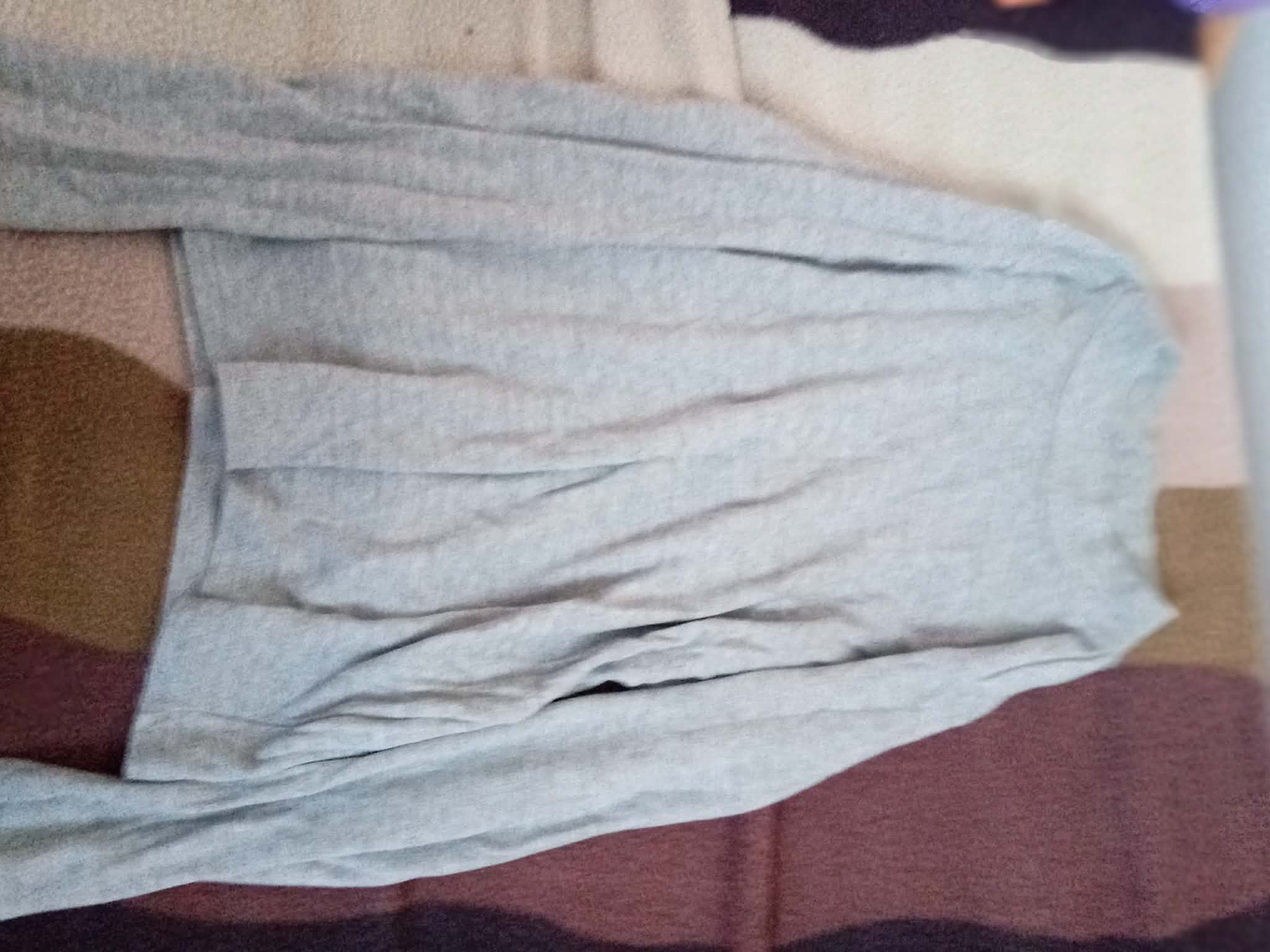 Soft Grey Everyday Long‑Sleeve Top