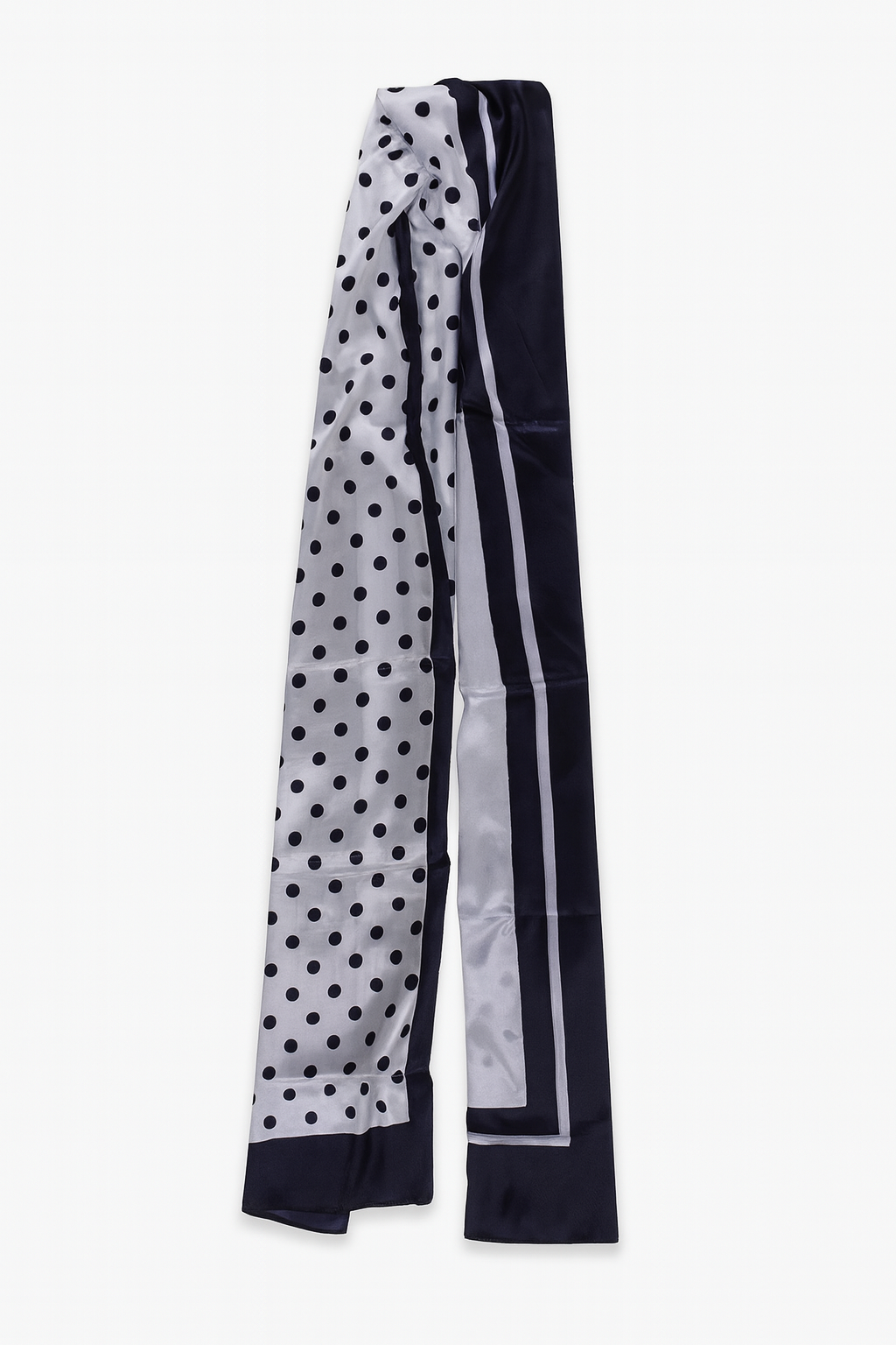 Classic Dots, Modern Elegance – Satin That Speaks ✨ - Gozo Thrift Shop