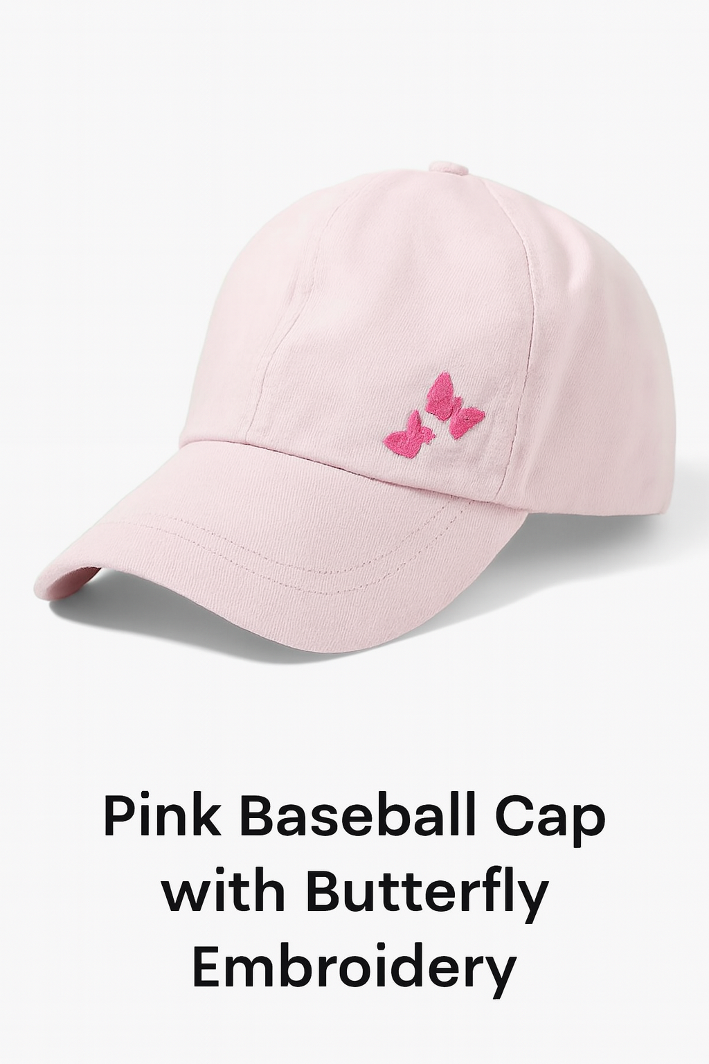 Blush Butterfly Baseball Cap
