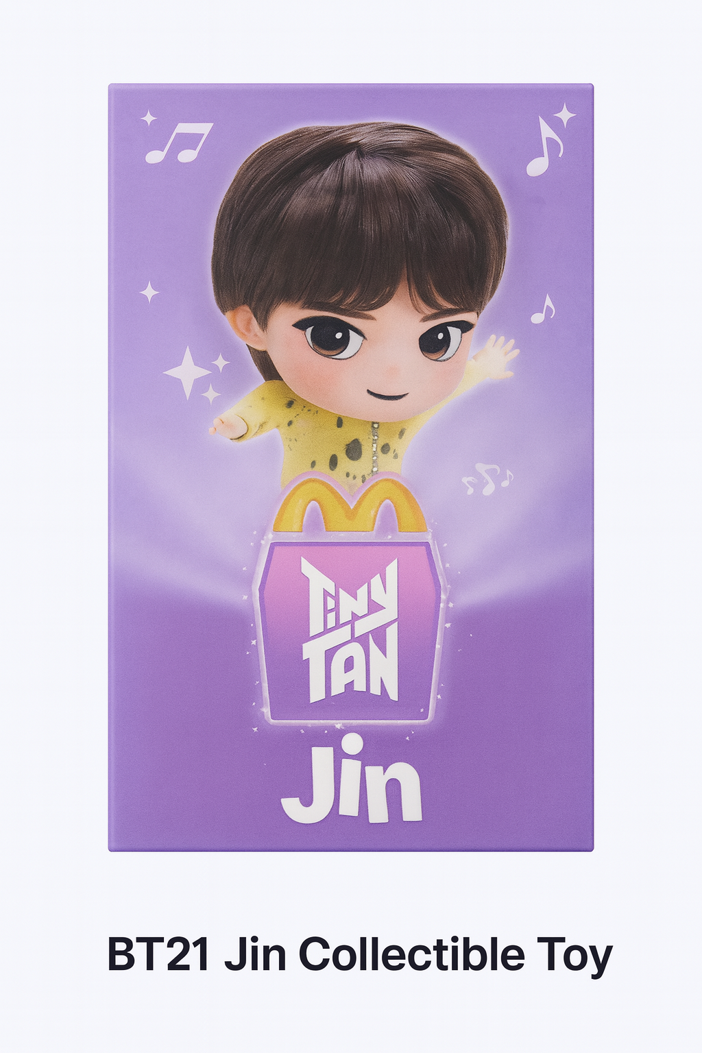 TinyTAN Jin Collectible Vinyl Figure – BTS Chibi Edition