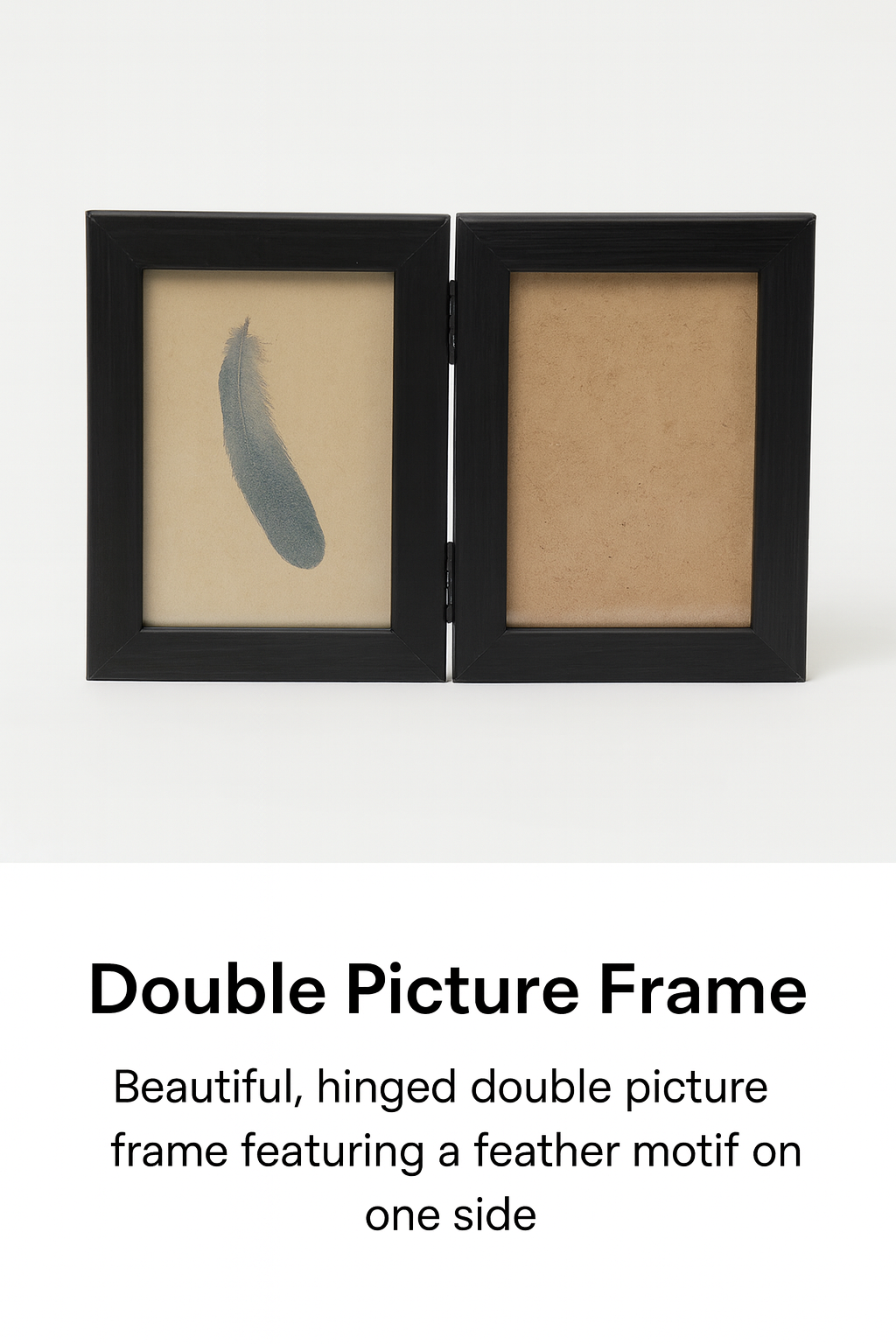 Hinged Double Frame – Feather & Kraft Display