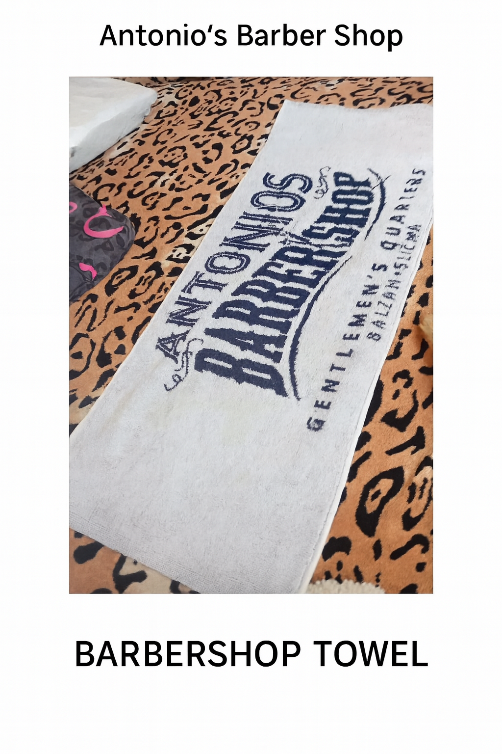 Antonio's Barbershop Towel – Gentlemen's Quarters Edition