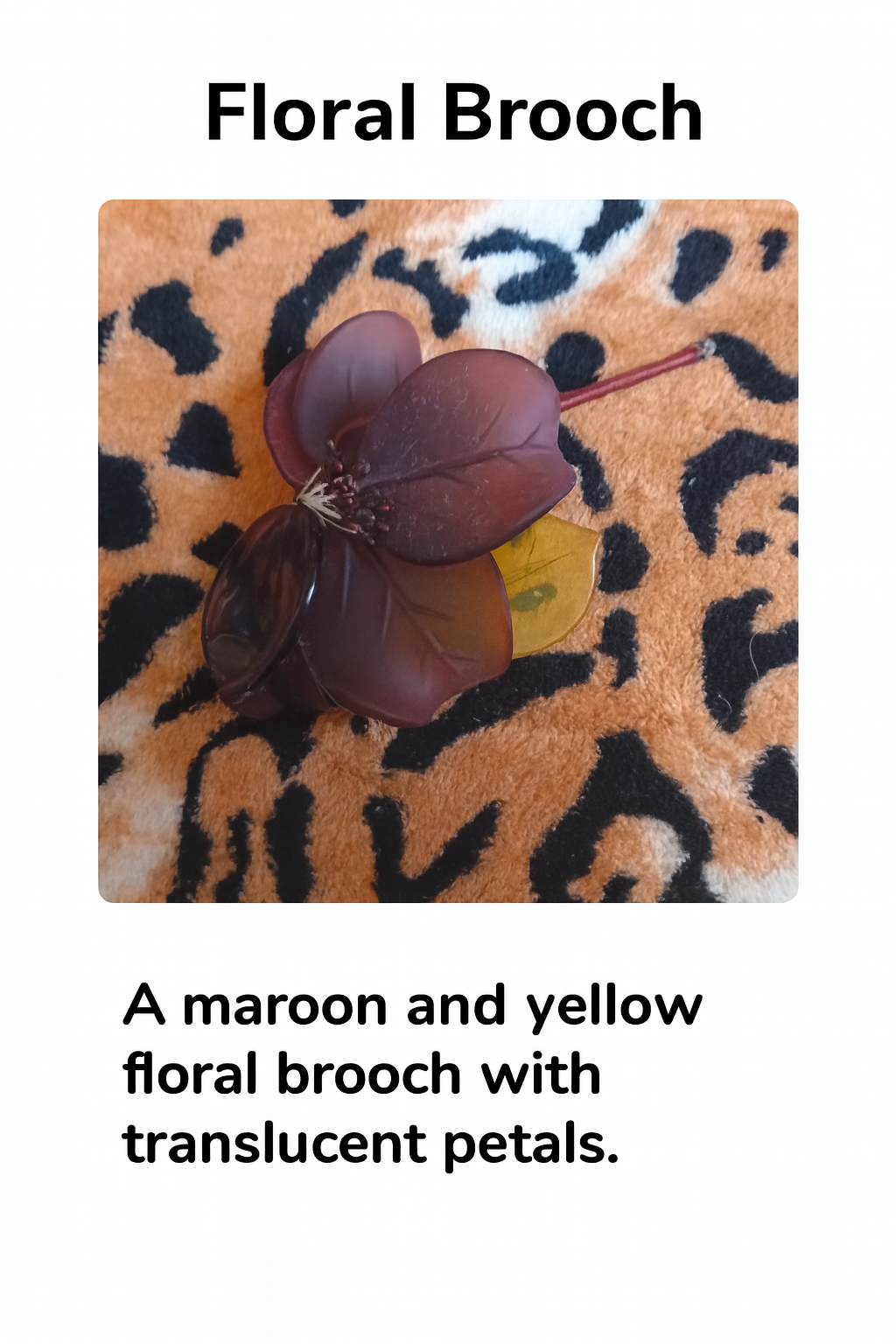 Midnight Bloom Faux Leaf Cluster