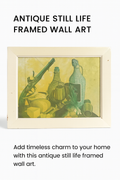 Antique Still Life Framed Wall Art – Rustic European Charm