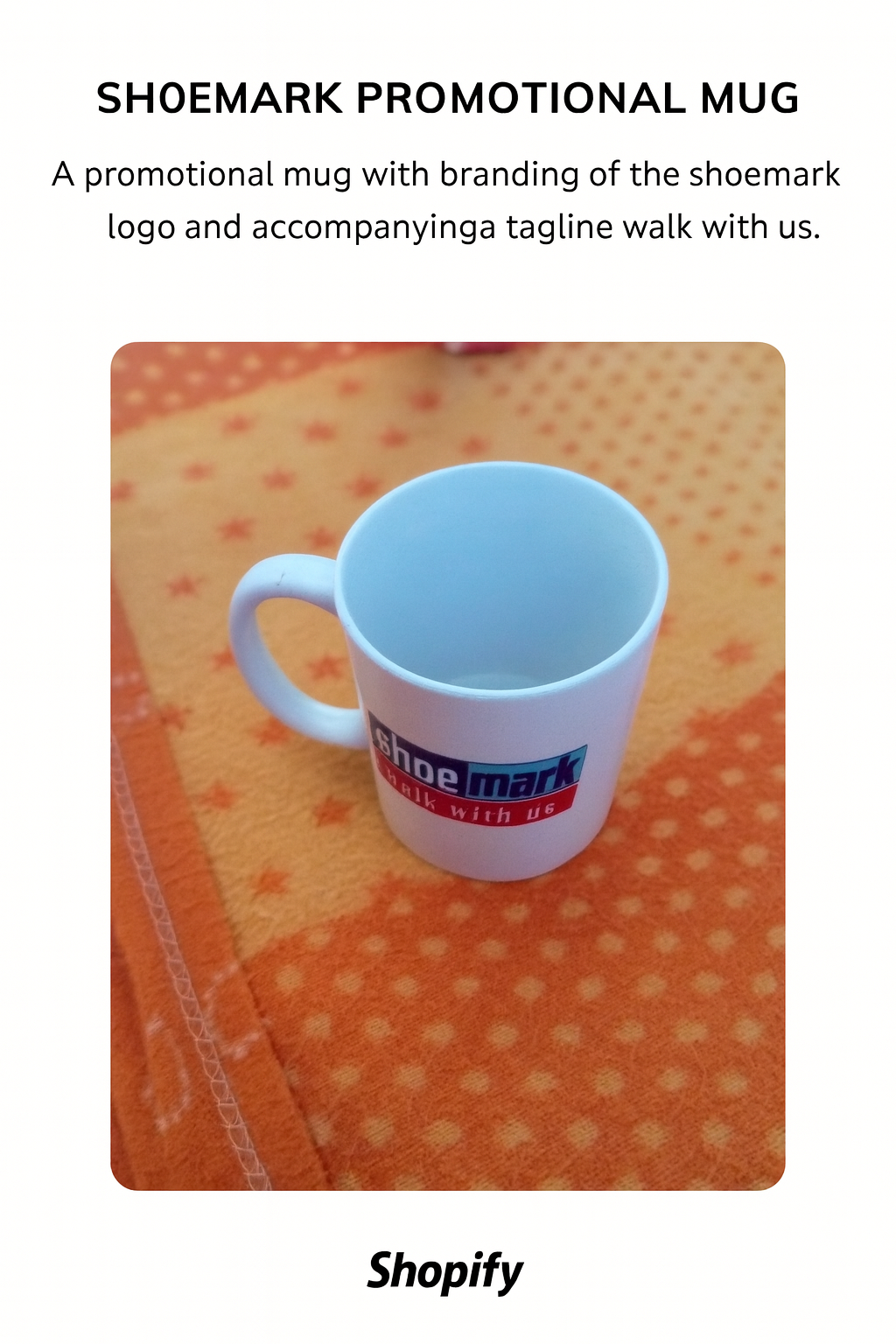 Shoemark Ceramic Mug – “Walk With Us” Edition