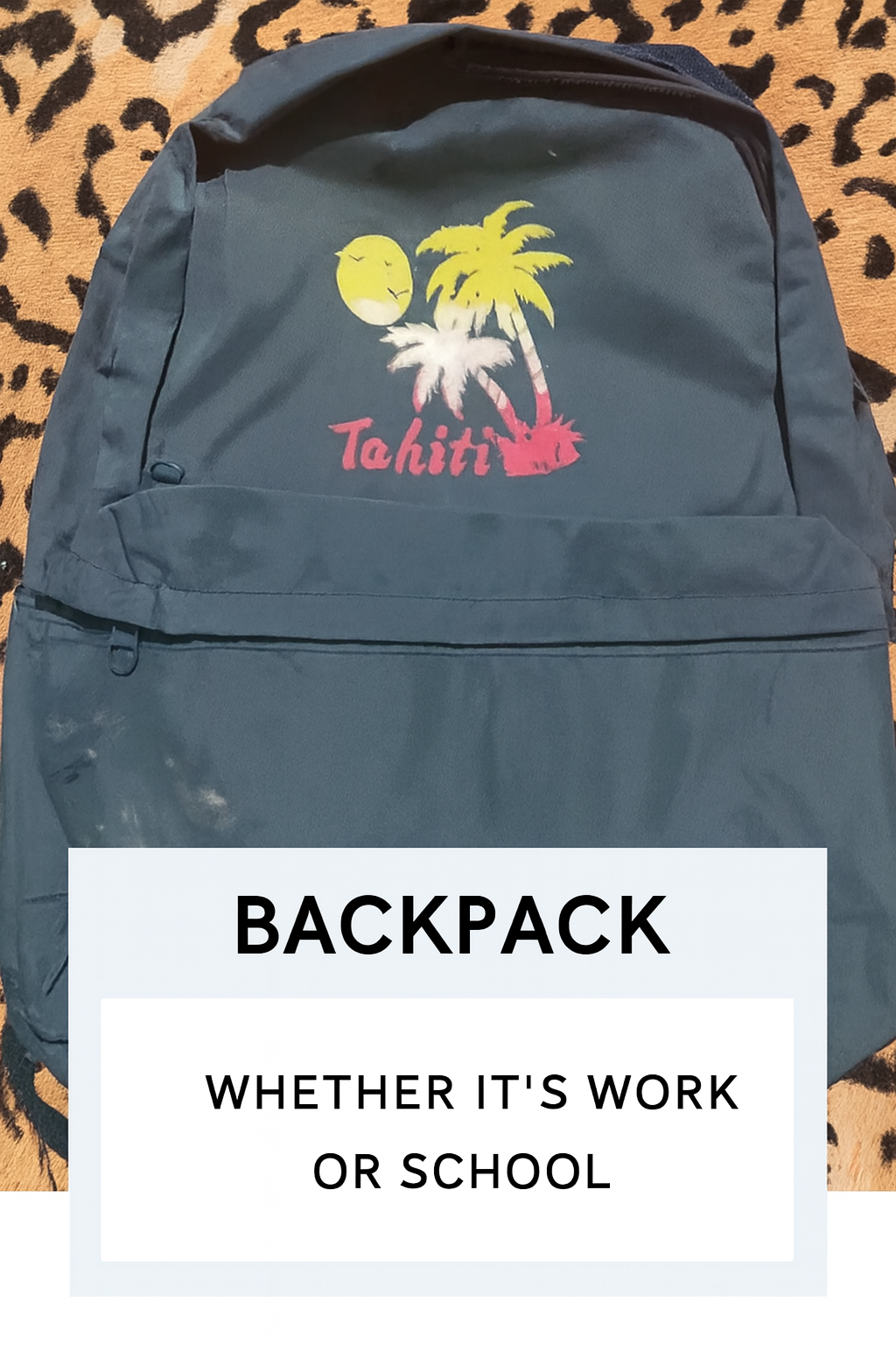 Tahiti Sunset Backpack – Tropical Graphic Edition
