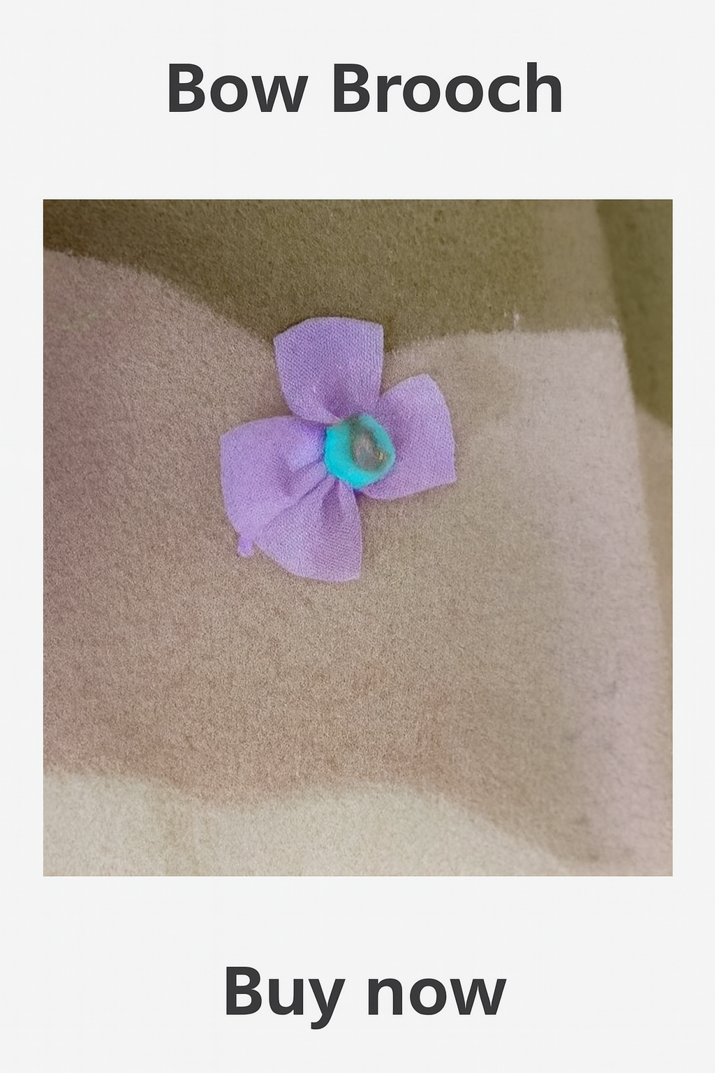 Lavender Keepsake Bloom Brooch