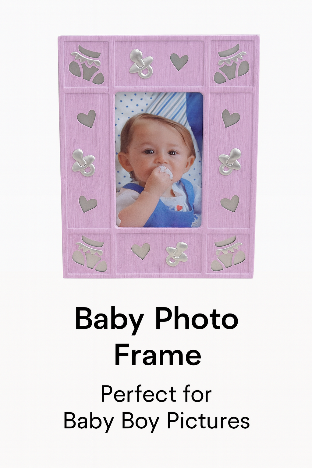 Lavender Baby Keepsake Frame – Boy Edition