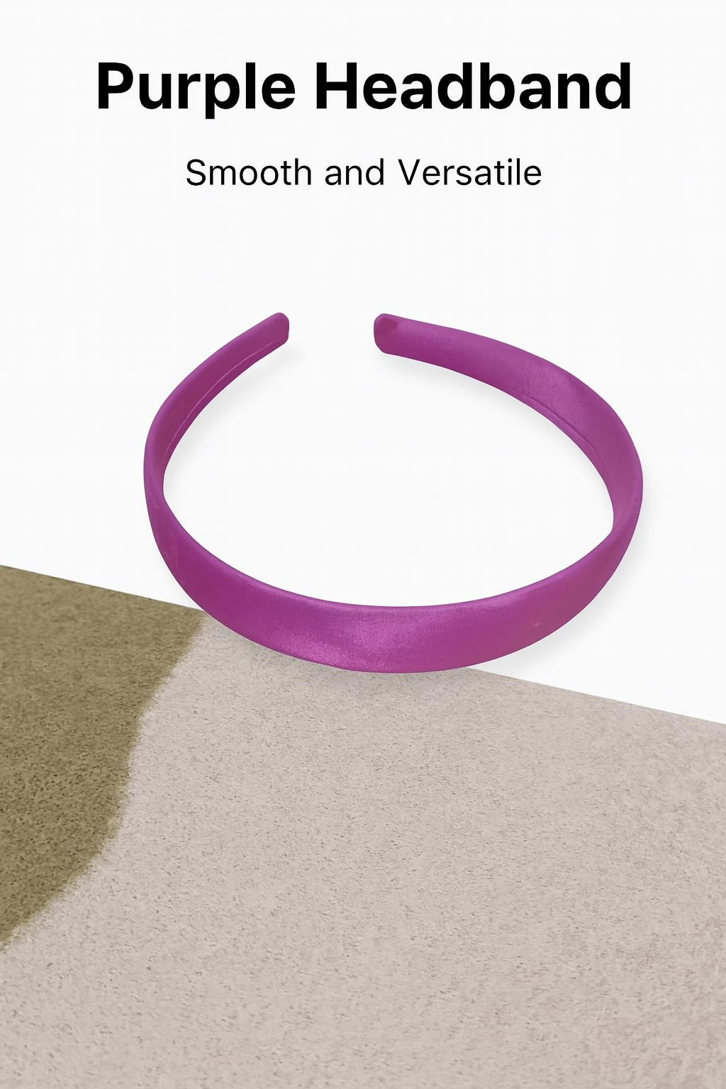 Blush Arc Headband – Sleek & Soft Elegance