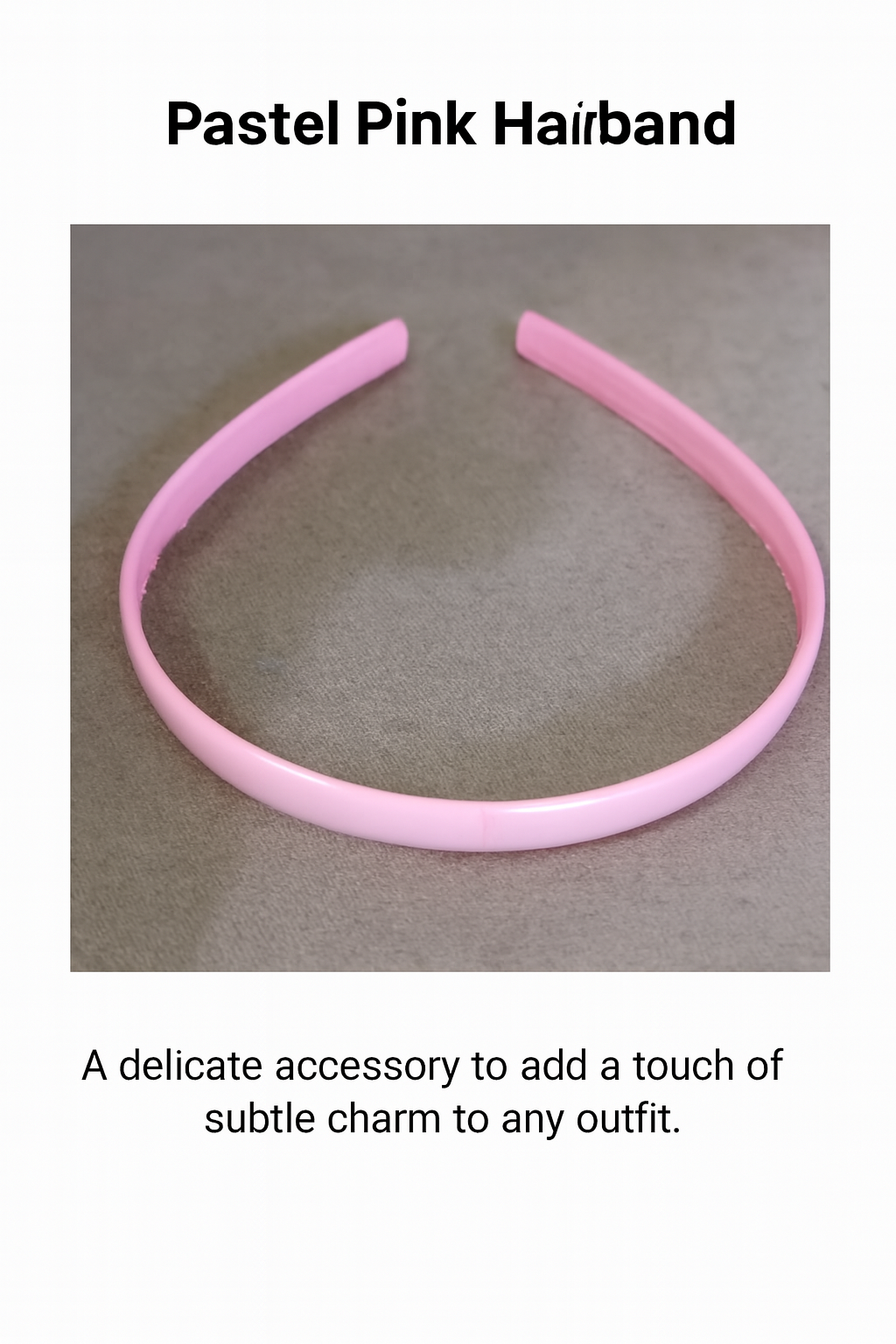 Pastel Pink Everyday Hairband