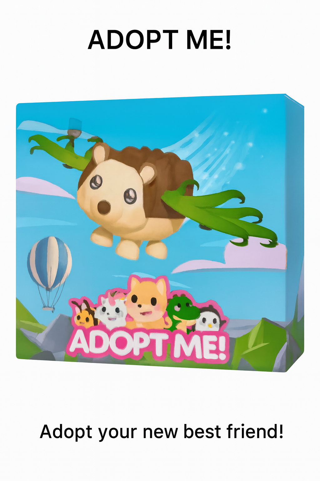 Adopt Me! Flying Hedgehog & Friends Collectible Box