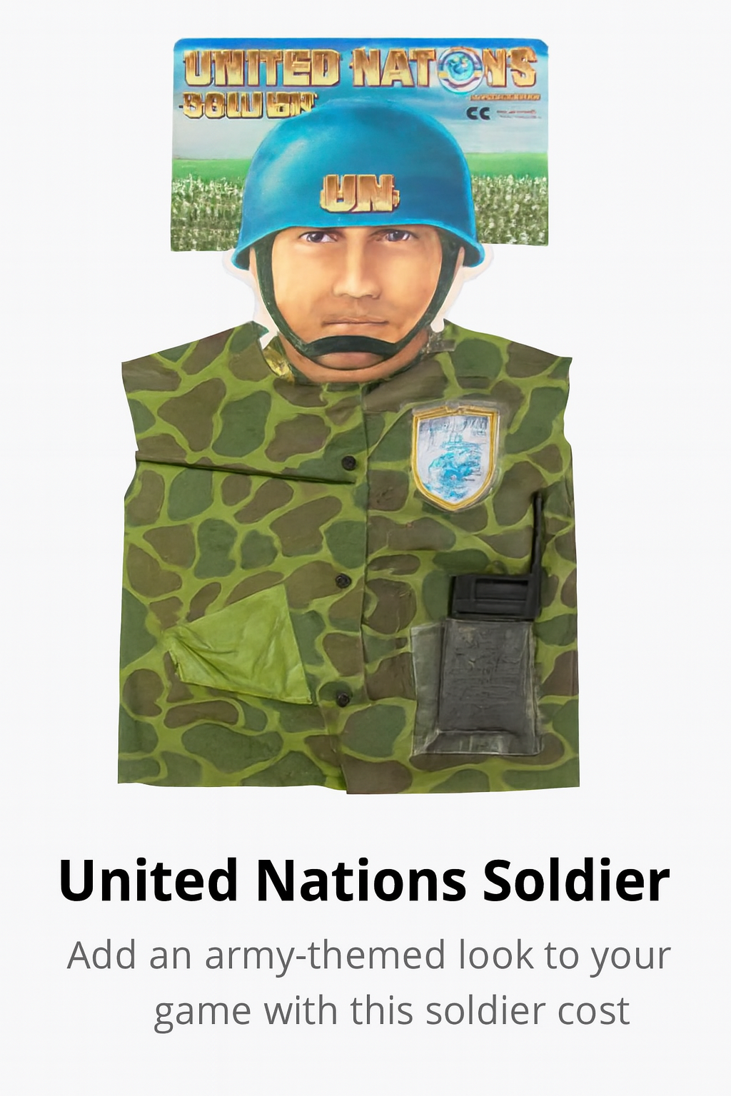 United Nations Soldier Costume Set – Peacekeeper Playwear
