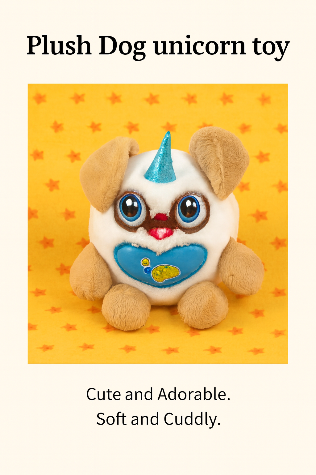 Blue‑Eyed Unicorn Plush — Soft, Cuddly & Full of Magic