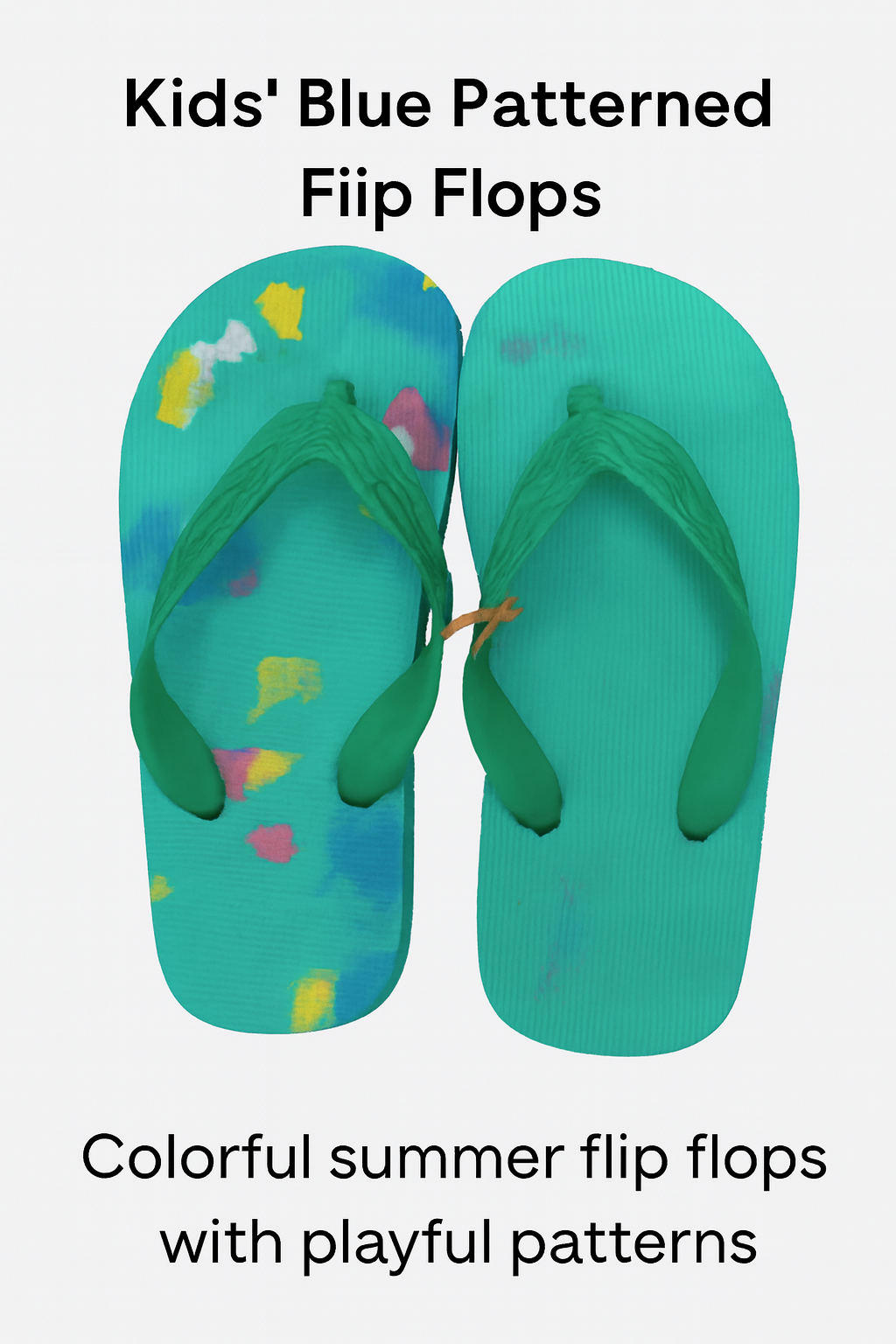 Splash Kids Flip-Flops – Colorful Comfort for Summer Fun