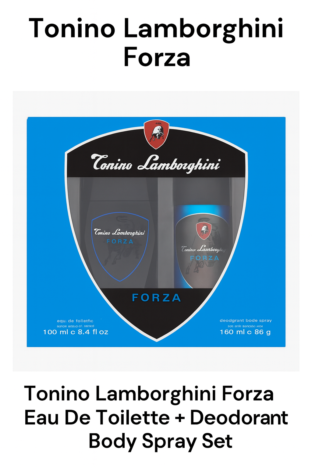 Tonino Lamborghini FORZA Gift Set – Eau de Toilette & Deodorant