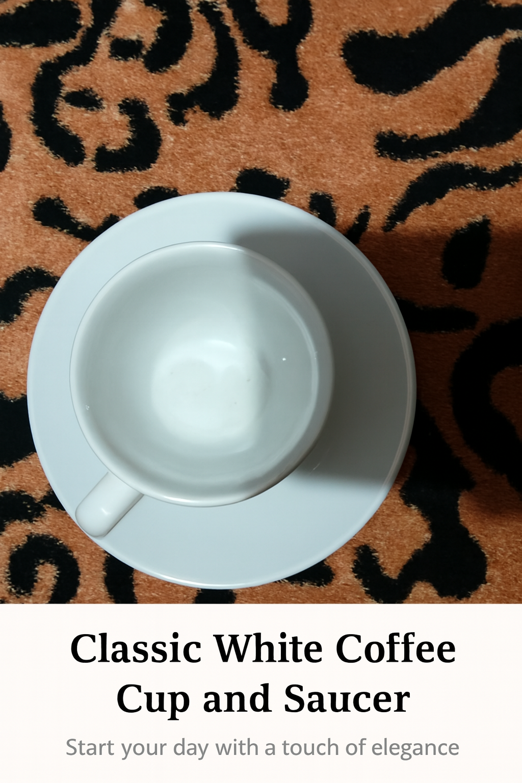 Classic White Teacup Set