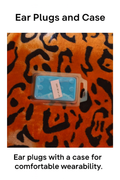 Reusable Silicone Earplugs in Travel Case