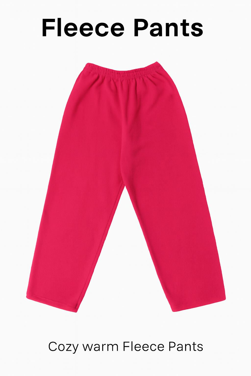 Cozy Pink Fleece Pants – Soft & Snuggly Warmth