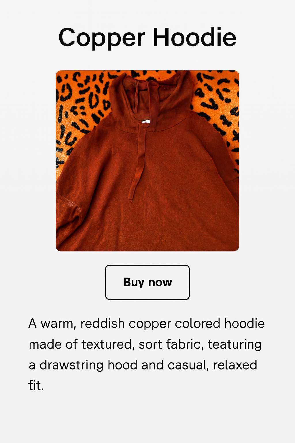 Copper Hoodie & Fuzzy-Lined Silver Sneakers