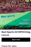Best Sports OLYMPICS Duffel Bag