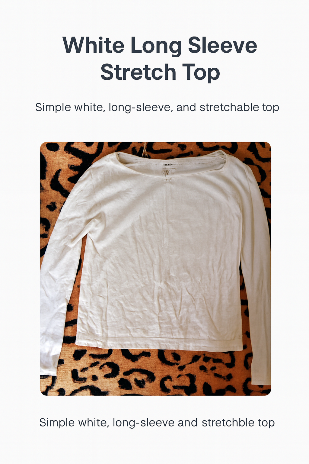Soft Lightweight Long-Sleeve Top – Ivory