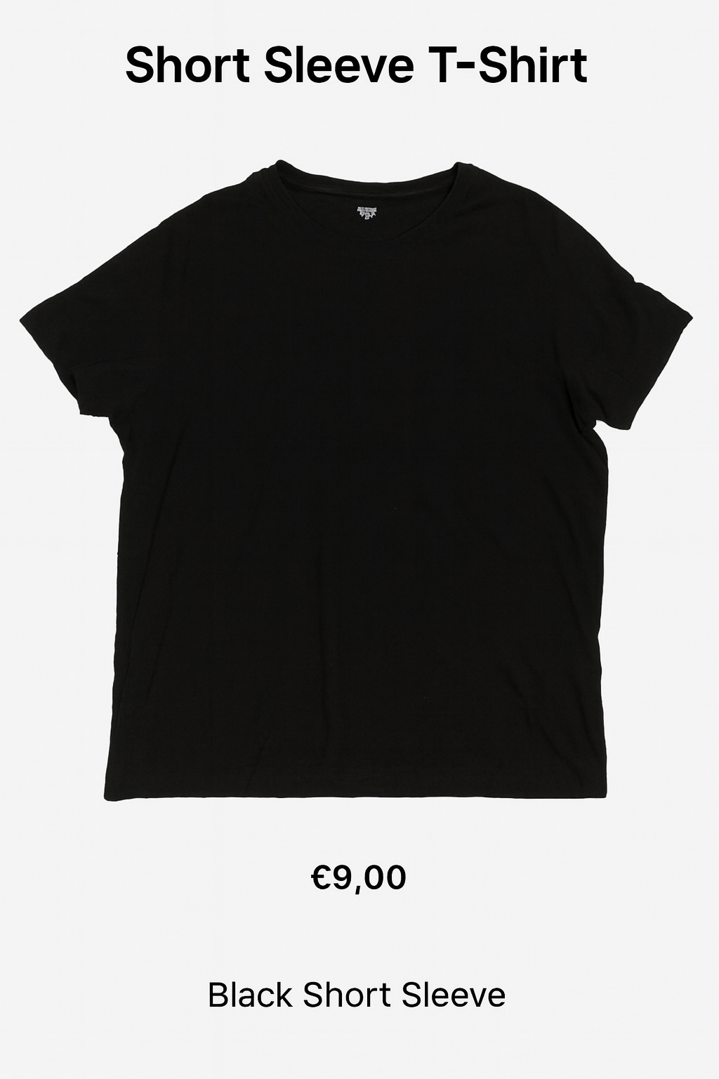Men’s Classic Black Long Sleeve Tee