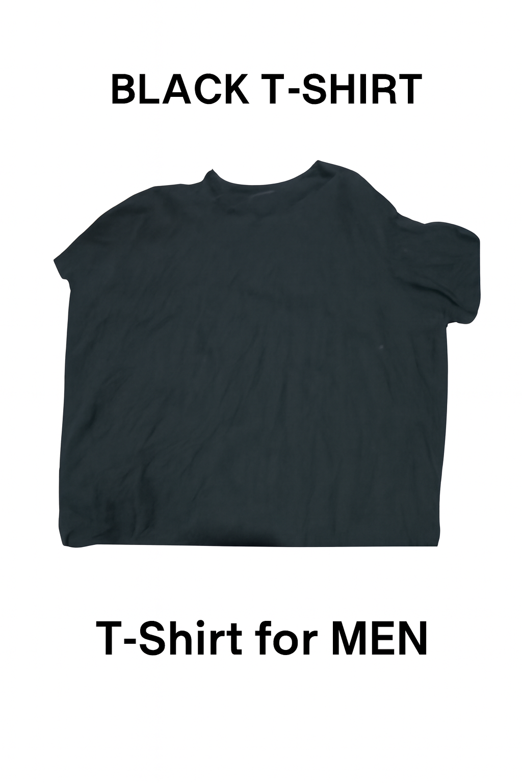 Classic Black Unisex T‑Shirt – Everyday Essential