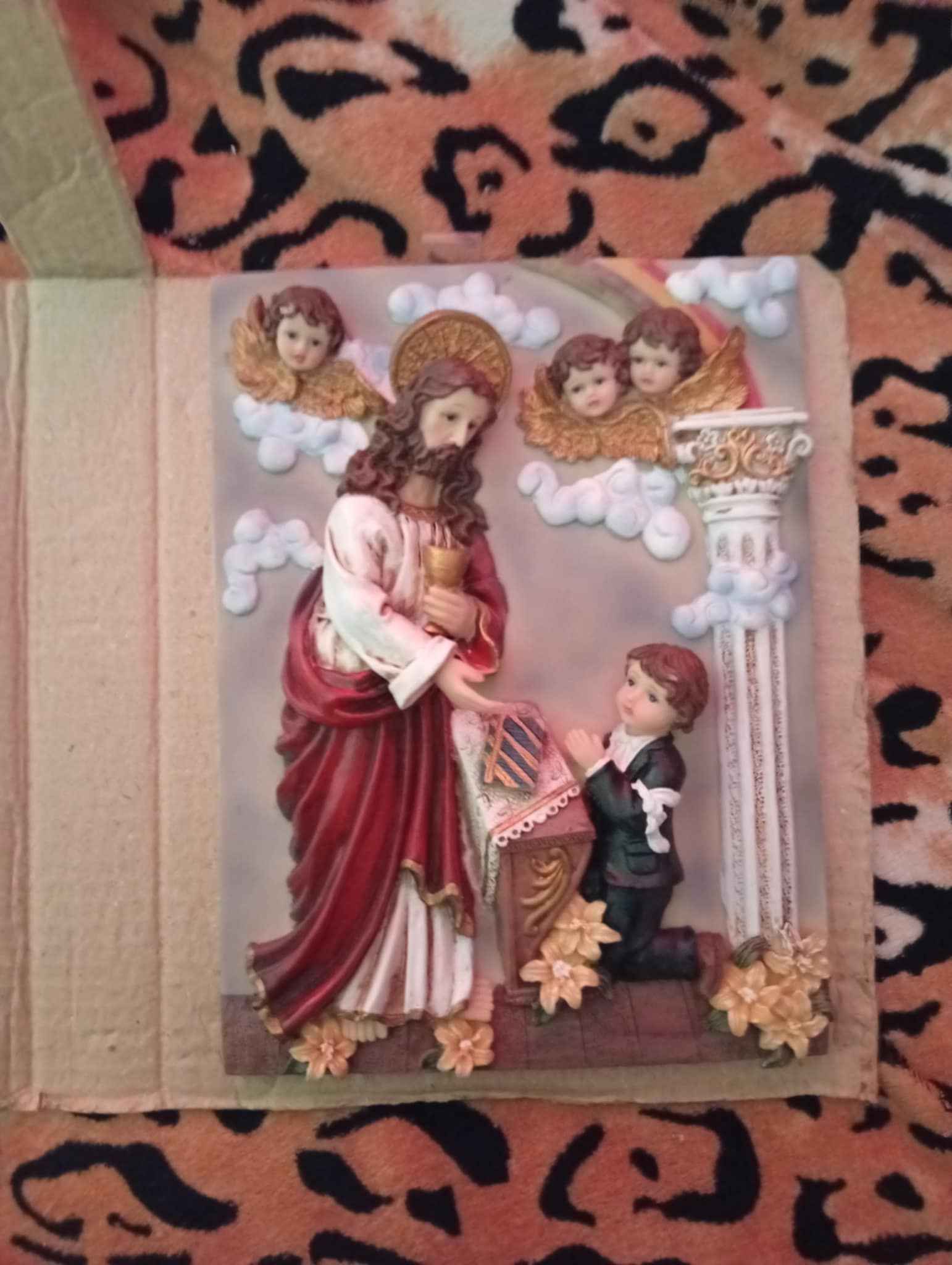 First Communion Blessing Relief Artwork
