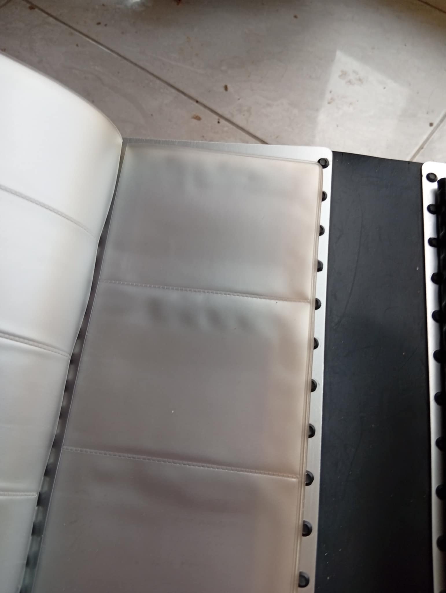 Clear Pocket Binder Organizer with Plastic Sleeves