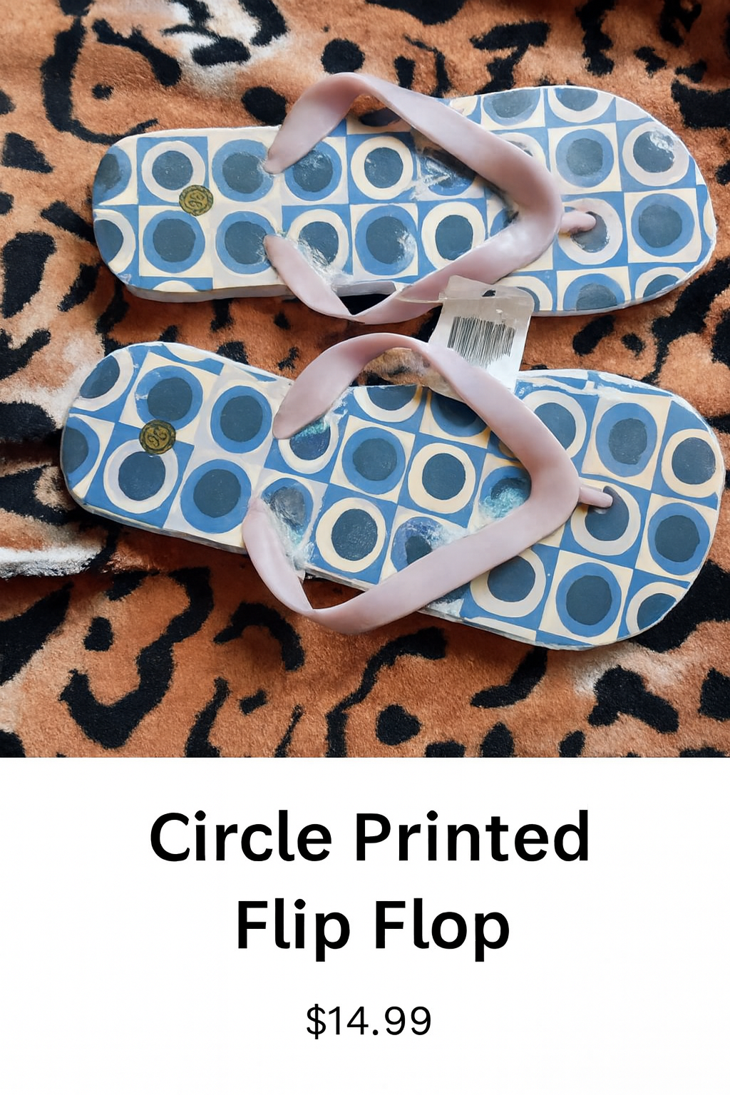 Geometric Pattern Flip-Flops – Lightweight & Stylish