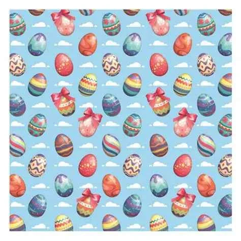 Easter celebration wrapping paper