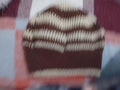 “Hand-Knit Beanie – Brown & White Striped Cozy Cap”
