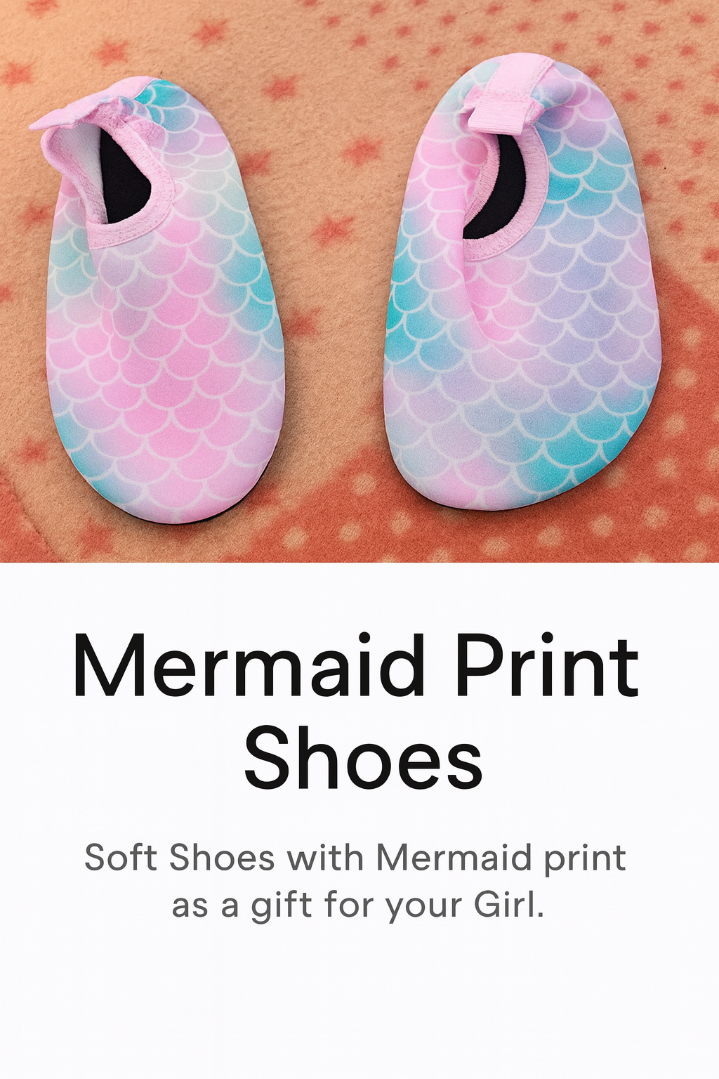 Mermaid Dreams Soft Baby Shoes