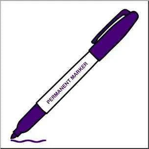 Purple permanent marker - Gozo Thrift Shop