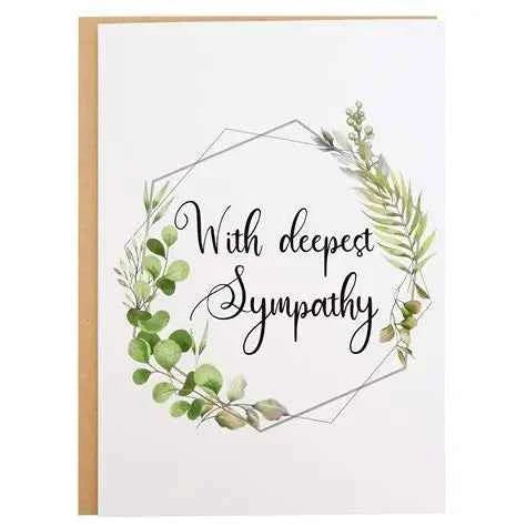 Sympathy Greeting Card – A Gentle Message of Comfort - Gozo Thrift Shop