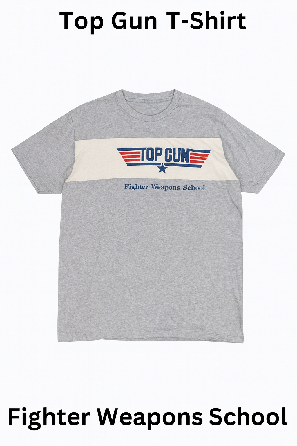 Top Gun Graphic Tee – Fighter Weapons School Vintage Style Shirt