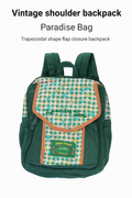 Paradise Bag – Vintage Woven Flap Backpack